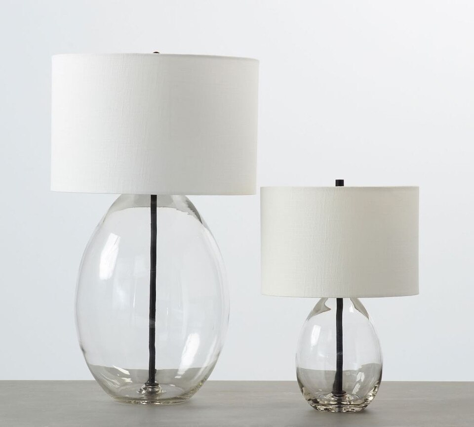 Bennett Recycled Glass Table Lamp | Pottery Barn Australia
